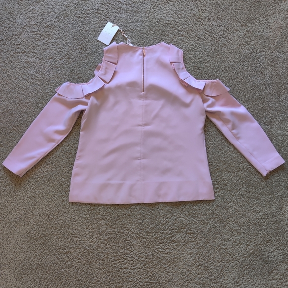 NEW Ted Baker Cold Shoulder Ruffle Top - Picture 3 of 11